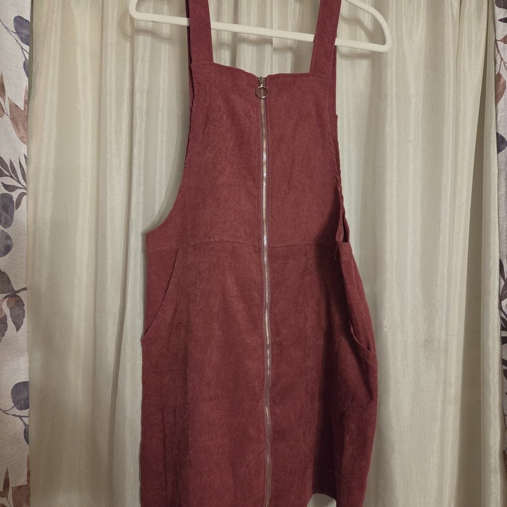 SHEIN Burgundy Ribbed Garment